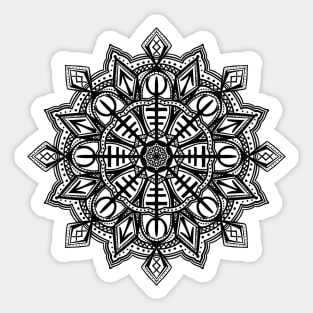 Nordic Mandala fusion Sticker